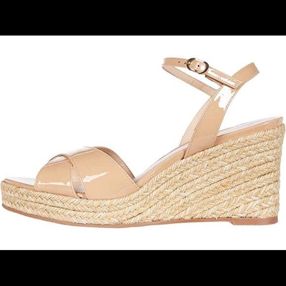 Stuart Weitzman😊NEW😀Rosemarie adobe patent sz 10 - Picture 4 of 12